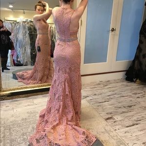 Blush evening gown/prom dress